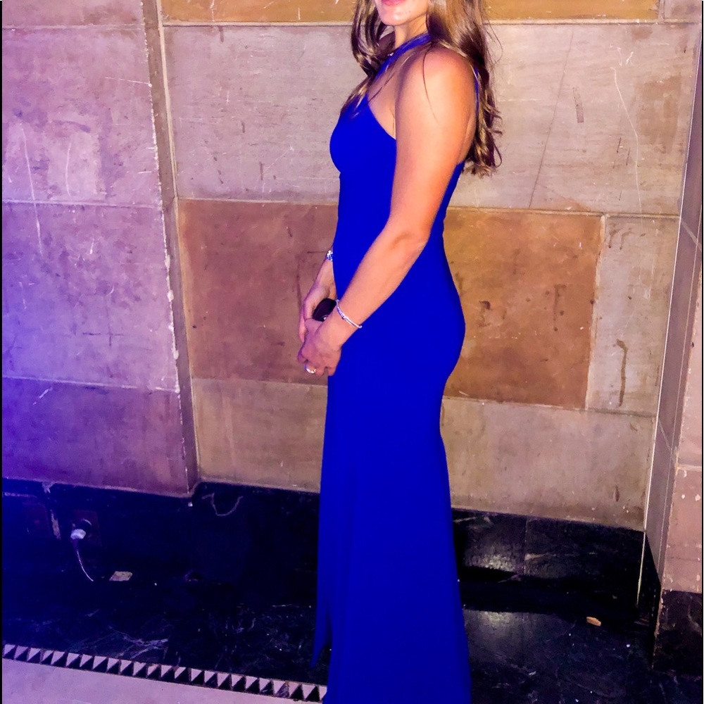 Blue Theia Gown - Picture 3 of 4